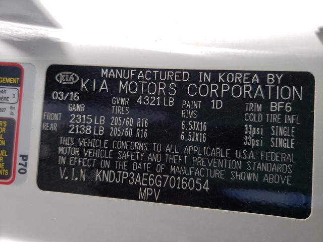 Photo 9 VIN: KNDJP3AE6G7016054 - KIA SOUL 