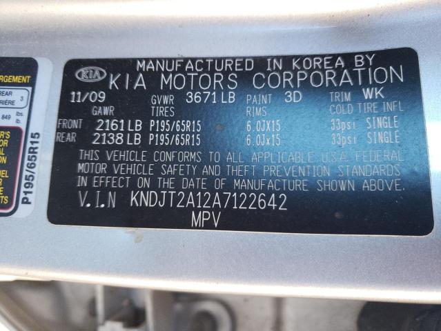 Photo 9 VIN: KNDJT2A12A7122642 - KIA SOUL 