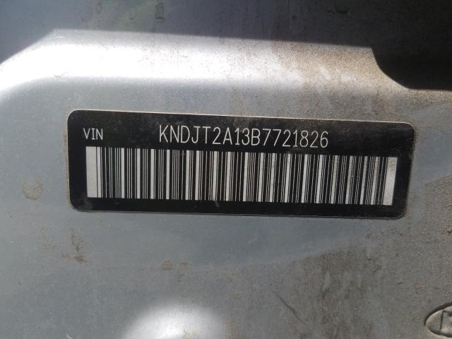 Photo 9 VIN: KNDJT2A13B7721826 - KIA SOUL 