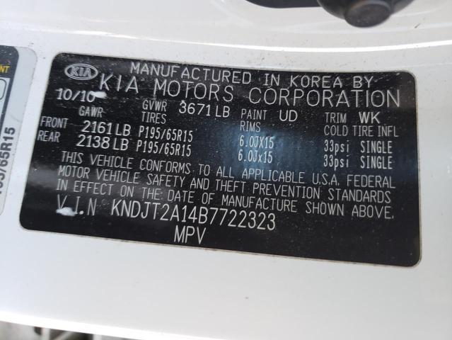 Photo 9 VIN: KNDJT2A14B7722323 - KIA SOUL 