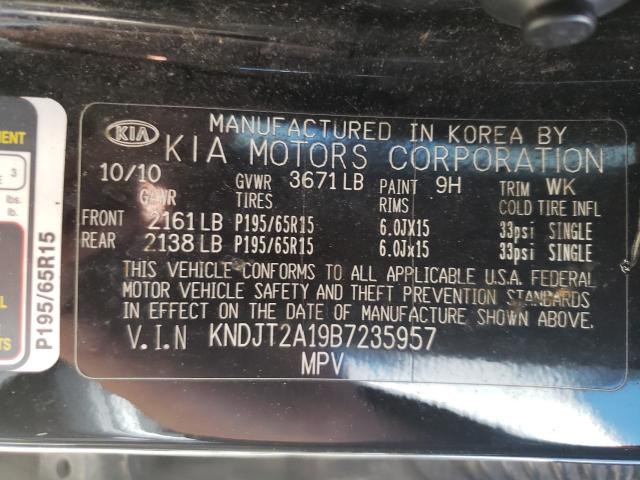 Photo 9 VIN: KNDJT2A19B7235957 - KIA SOUL 