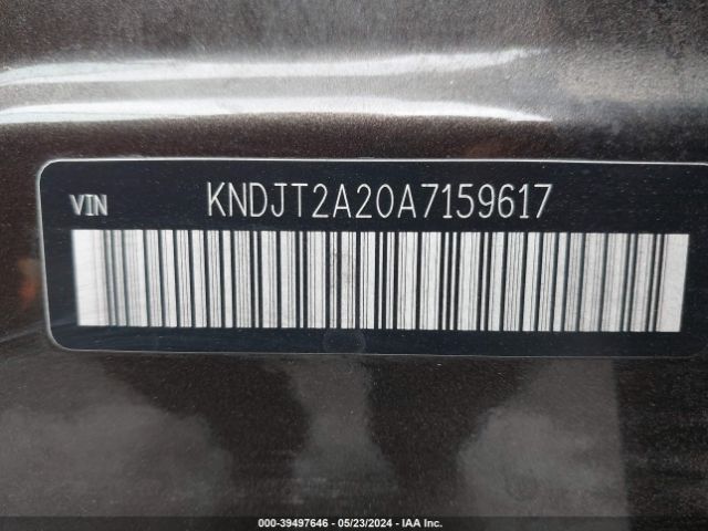 Photo 8 VIN: KNDJT2A20A7159617 - KIA SOUL 