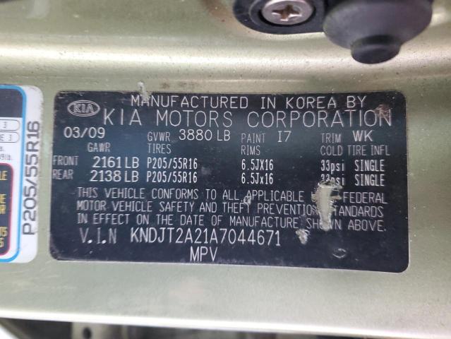 Photo 11 VIN: KNDJT2A21A7044671 - KIA SOUL 