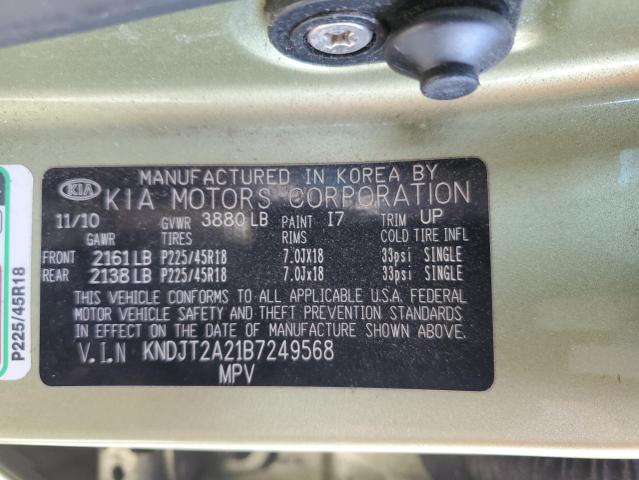 Photo 12 VIN: KNDJT2A21B7249568 - KIA SOUL + 