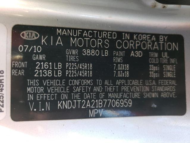 Photo 13 VIN: KNDJT2A21B7706959 - KIA SOUL 