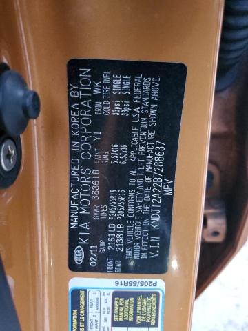 Photo 11 VIN: KNDJT2A22B7288637 - KIA SOUL 