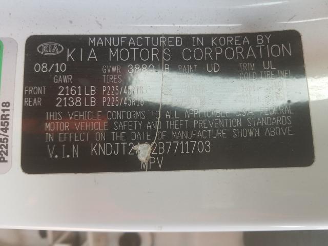 Photo 9 VIN: KNDJT2A22B7711703 - KIA SOUL + 