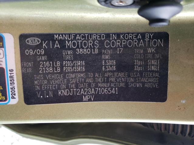 Photo 11 VIN: KNDJT2A23A7106541 - KIA SOUL + 