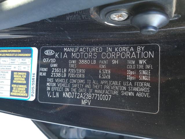 Photo 9 VIN: KNDJT2A23B7710107 - KIA SOUL + 