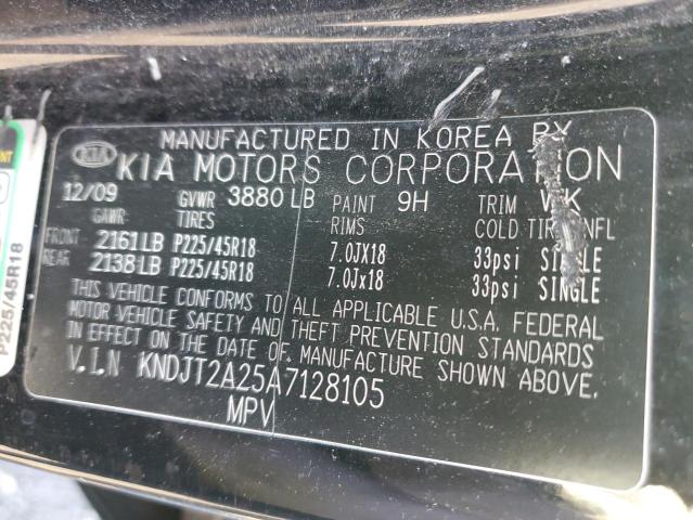 Photo 11 VIN: KNDJT2A25A7128105 - KIA SOUL + 