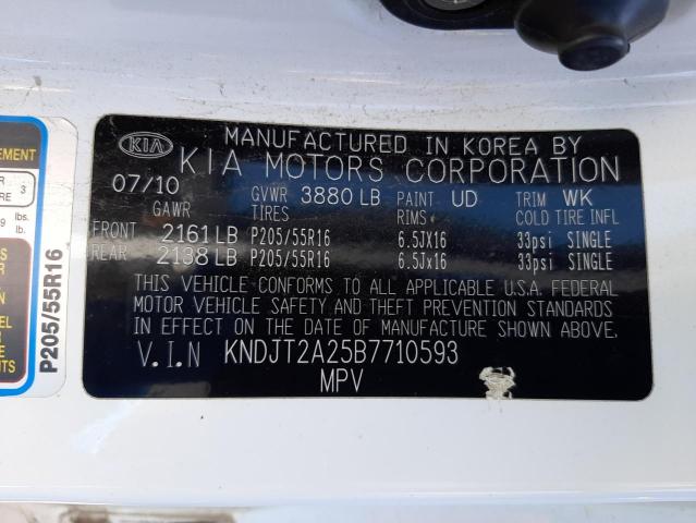 Photo 9 VIN: KNDJT2A25B7710593 - KIA SOUL + 