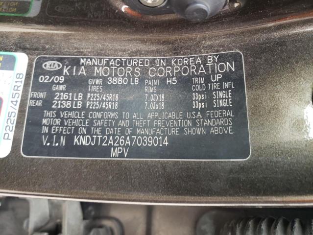 Photo 12 VIN: KNDJT2A26A7039014 - KIA SOUL 