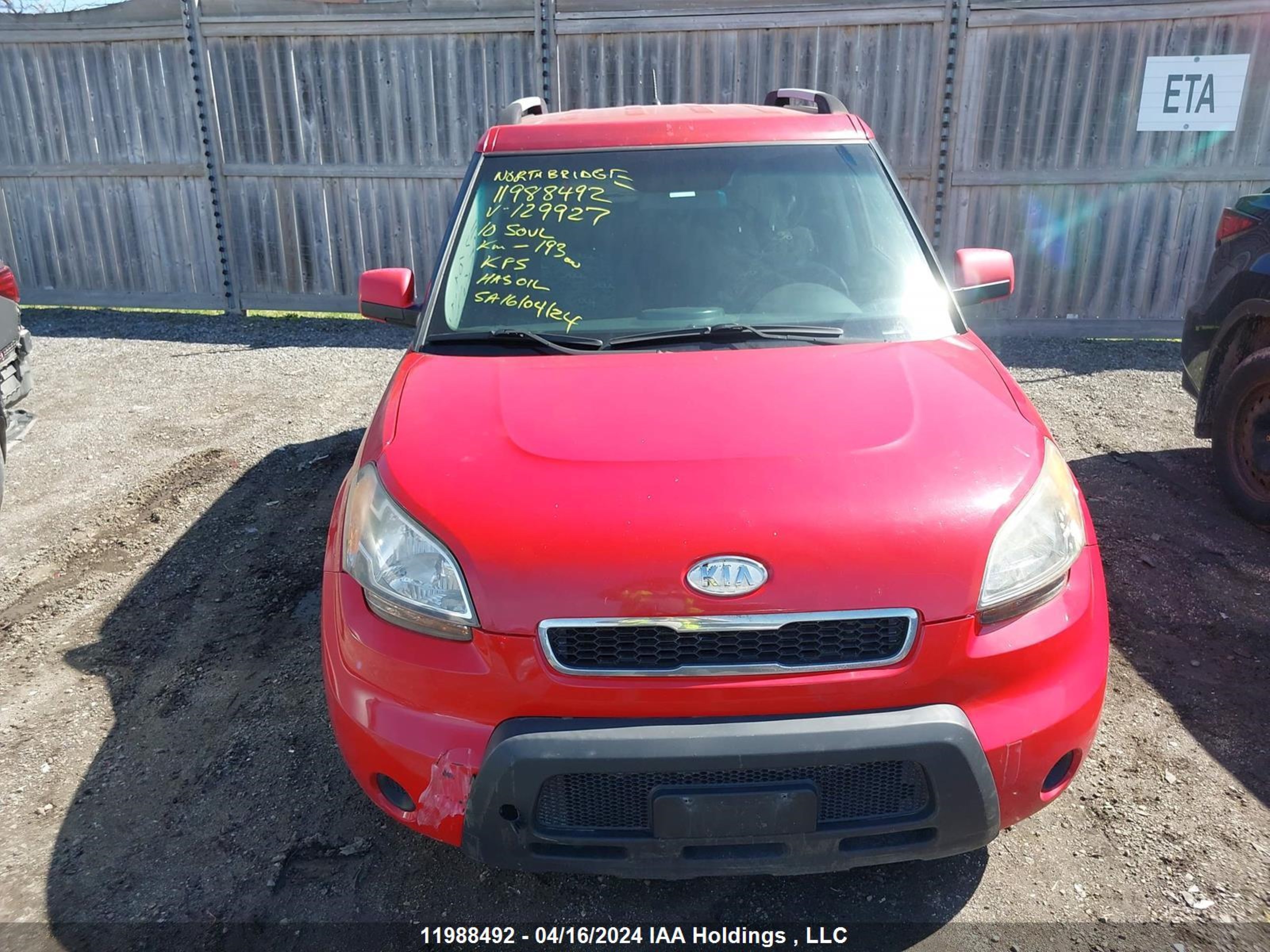 Photo 11 VIN: KNDJT2A28A7129927 - KIA SOUL 