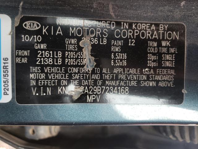 Photo 9 VIN: KNDJT2A29B7234168 - KIA SOUL + 