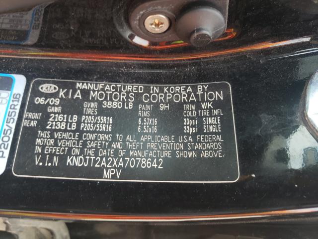 Photo 9 VIN: KNDJT2A2XA7078642 - KIA SOUL + 