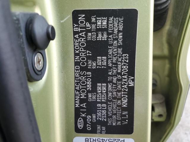 Photo 11 VIN: KNDJT2A2XA7087213 - KIA SOUL + 