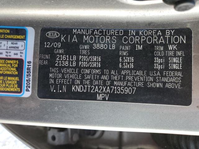 Photo 9 VIN: KNDJT2A2XA7135907 - KIA SOUL + 