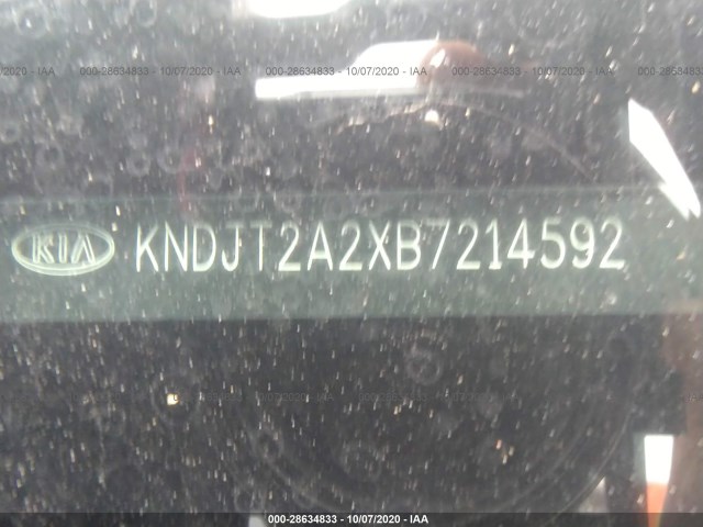 Photo 8 VIN: KNDJT2A2XB7214592 - KIA SOUL 