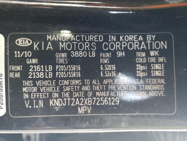 Photo 9 VIN: KNDJT2A2XB7256129 - KIA SOUL + 