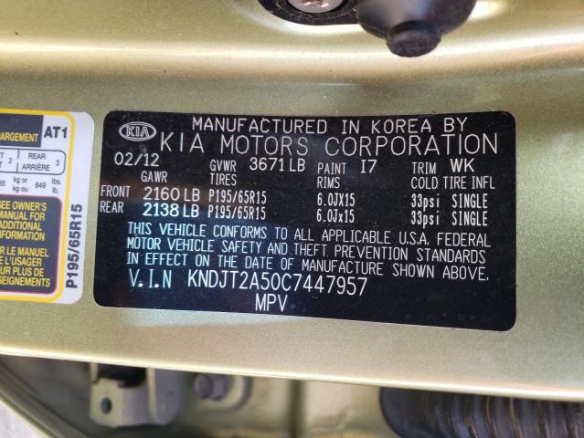 Photo 9 VIN: KNDJT2A50C7447957 - KIA SOUL 