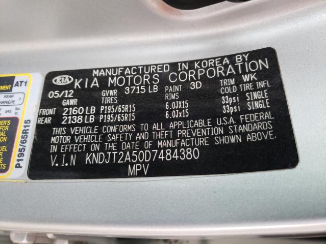 Photo 9 VIN: KNDJT2A50D7484380 - KIA SOUL 