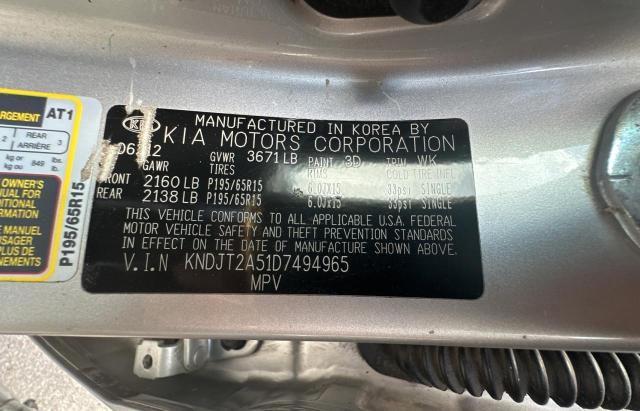 Photo 9 VIN: KNDJT2A51D7494965 - KIA SOUL 