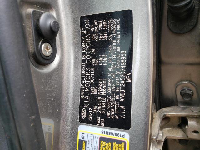 Photo 11 VIN: KNDJT2A52D7498958 - KIA SOUL 