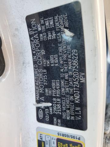 Photo 12 VIN: KNDJT2A52D7586229 - KIA SOUL 