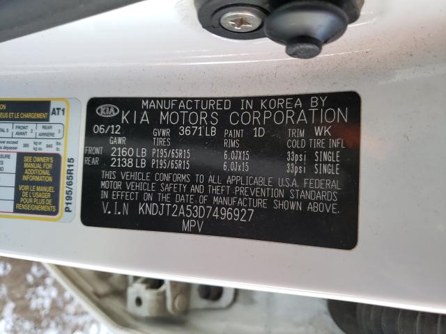 Photo 9 VIN: KNDJT2A53D7496927 - KIA SOUL 