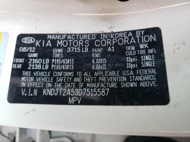 Photo 9 VIN: KNDJT2A53D7515587 - KIA SOUL 