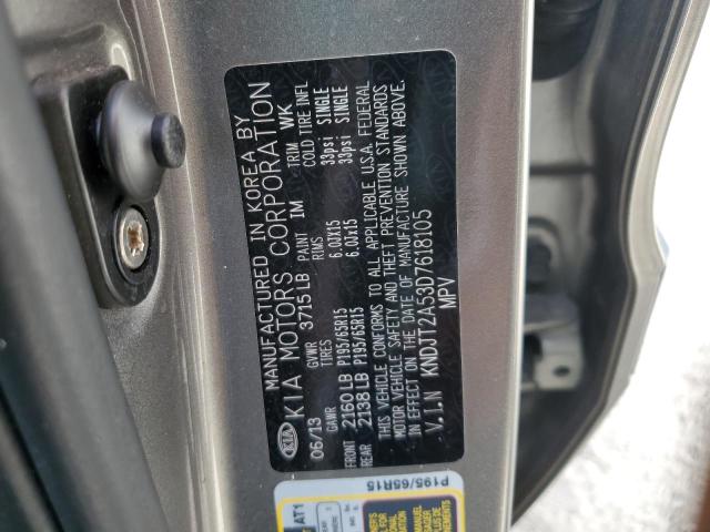 Photo 11 VIN: KNDJT2A53D7618105 - KIA SOUL 