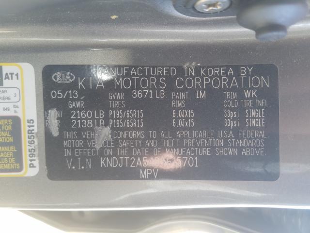 Photo 9 VIN: KNDJT2A54D7615701 - KIA SOUL 