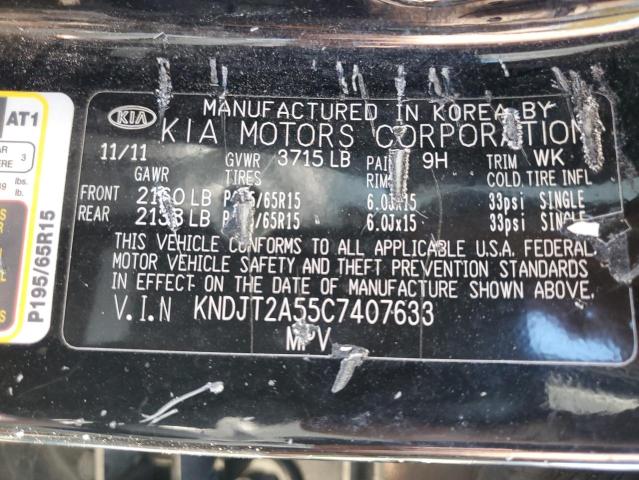 Photo 12 VIN: KNDJT2A55C7407633 - KIA SOUL 