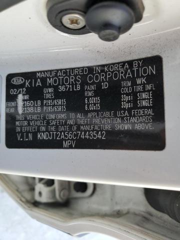 Photo 11 VIN: KNDJT2A56C7443542 - KIA SOUL 