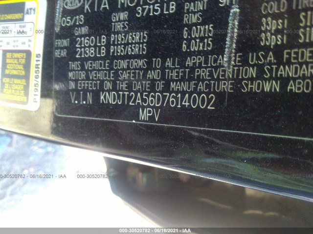 Photo 8 VIN: KNDJT2A56D7614002 - KIA SOUL 