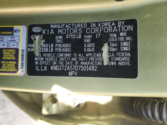 Photo 12 VIN: KNDJT2A57D7501482 - KIA SOUL 