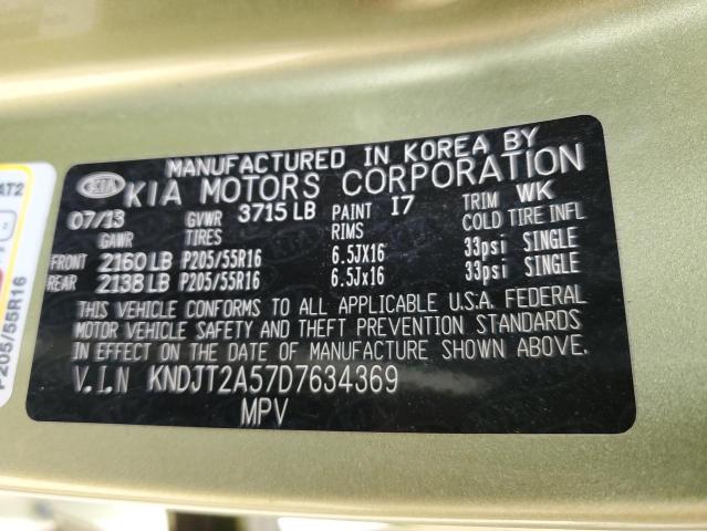 Photo 11 VIN: KNDJT2A57D7634369 - KIA SOUL 