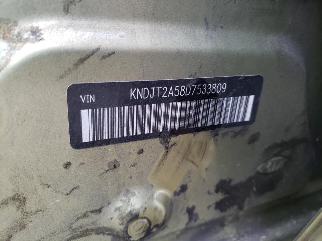 Photo 9 VIN: KNDJT2A58D7533809 - KIA SOUL 