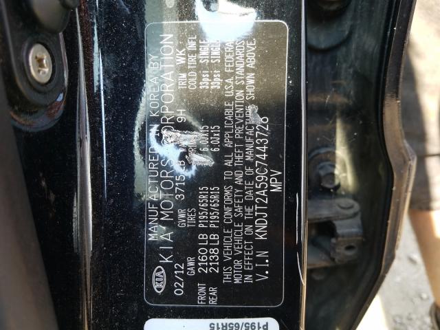 Photo 9 VIN: KNDJT2A59C7443728 - KIA SOUL 