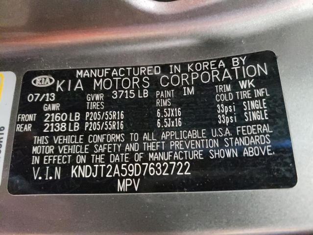 Photo 12 VIN: KNDJT2A59D7632722 - KIA SOUL 