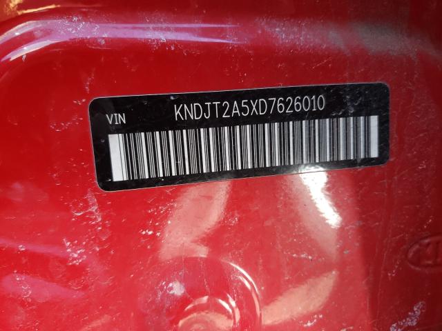 Photo 9 VIN: KNDJT2A5XD7626010 - KIA SOUL 