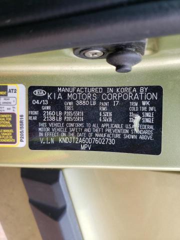 Photo 11 VIN: KNDJT2A60D7602730 - KIA SOUL + 