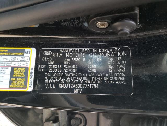 Photo 11 VIN: KNDJT2A60D7751784 - KIA SOUL 