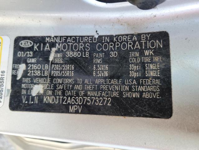 Photo 12 VIN: KNDJT2A63D7573272 - KIA SOUL + 