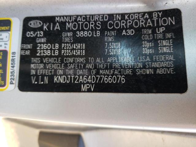 Photo 9 VIN: KNDJT2A64D7766076 - KIA SOUL + 