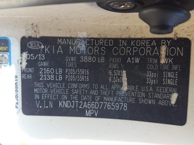 Photo 9 VIN: KNDJT2A66D7765978 - KIA SOUL + 