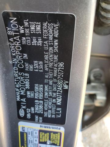 Photo 9 VIN: KNDJT2A68D7517196 - KIA SOUL 