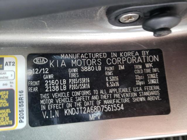 Photo 9 VIN: KNDJT2A68D7561554 - KIA SOUL 