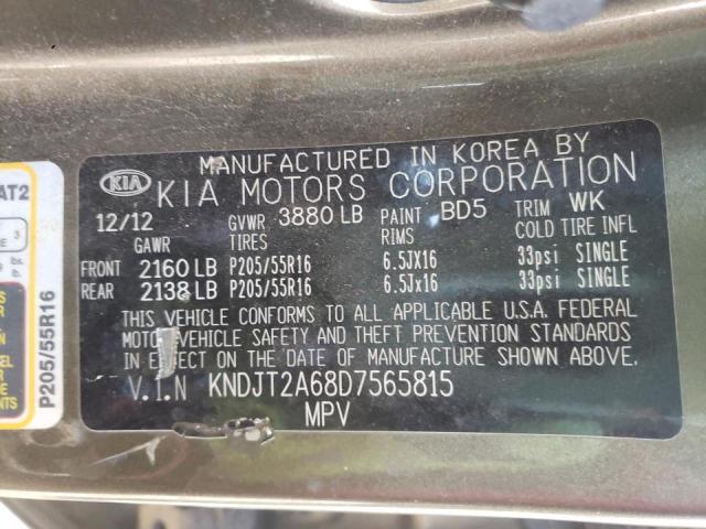 Photo 9 VIN: KNDJT2A68D7565815 - KIA SOUL + 