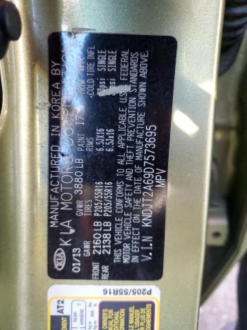 Photo 11 VIN: KNDJT2A69D7573695 - KIA SOUL 